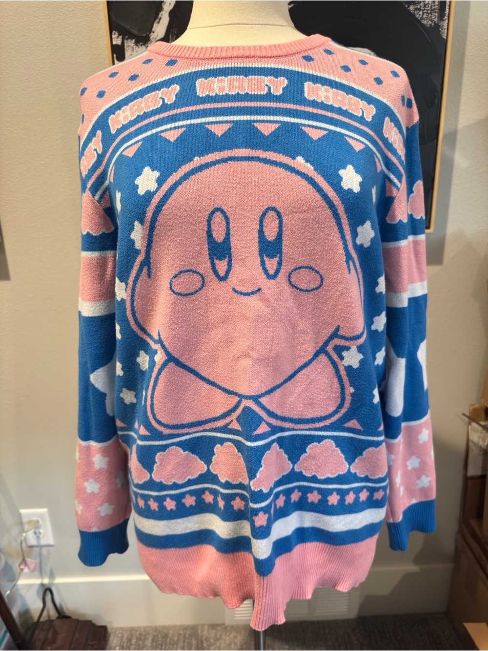 Nintendo Kirby Stars Patterned Sweater - BoxLunch Exclusive